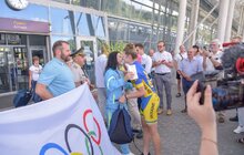 Фото 14: У Львові зустріли срібну призерку Олімпійських ігор Олену Старікову