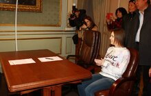 Фото 6: Відбулася перша зустріч між Марією Музичук та Хоу Іфань у Палаці Потоцьких