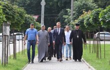 Фото 1: Мер Львова відвідав храми Івано-Франківська та зустрівся з місцевим духовенством