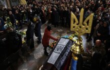 Фото 4: Сьогодні вперше Львівська громада попрощалася із невідомим воїном Збройних Сил України