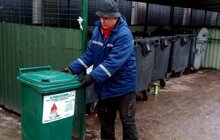 Фото 3: Львівспецкомунтранс встановив додаткові баки для збору бляшанок через великий запит від волонтерів