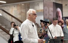 Фото 1: У Львові відкрили масштабну ретроспективну виставку Любомира Медвідя до 85-річчя митця