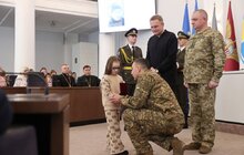 Фото 12: До Дня Сухопутних військ 29 львів’ян, які захищали Україну, посмертно нагородили «Почесним знаком Святого Юрія»