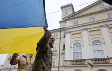 Фото 5: Над вежею львівської Ратуші урочисто підняли національний прапор
