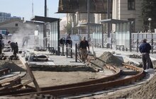Фото 2: «На кінець листопада ми плануємо відкривати пл. Двірцеву: фактично трамвай буде під’їжджати до входу у вокзал», — А. Садовий