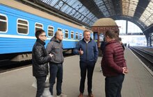 Фото 3: «На кінець листопада ми плануємо відкривати пл. Двірцеву: фактично трамвай буде під’їжджати до входу у вокзал», — А. Садовий