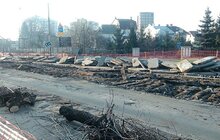 Фото 5: На вул. Шевченка триває демонтаж трамвайної колії і дорожнього покриття