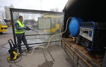 Фото 6: Сьогодні на вулицях Львова працюють порохотяги і водовозки: миють дороги і тротуари
