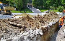 Фото 4: У Парку культури та відпочинку реставрують вхідну арку