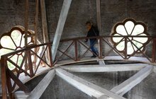 Фото 22: Купол пам’ятки архітектури – давньоєврейського шпиталю на вул. Раппопорта, 8, завершують реставрувати