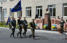 Фото 1: Урочисто відкрили стелу загиблим військовослужбовцям другої Галицької бригади Національної гвардії України