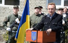 Фото 12: Урочисто відкрили стелу загиблим військовослужбовцям другої Галицької бригади Національної гвардії України