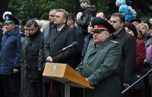 Фото 3: «Вам треба дуже добре вчитись, здобувати свій фах, жити за тою присягою, яку ви приймали», - А. Садовий ліцеїстам ім. Героїв Крут