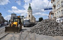 Фото 2: А.Садовий про ремонт вул Городоцької: «Зараз розпочинають земельні роботи»