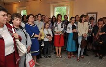 Фото 2: У Львові триває виставка вишитих картин Оксани Козловської