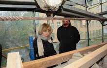 Фото 4: У будинку-пам’ятці архітектури на вул. Генерала Чупринки, 50-52 розпочато реставрацію наріжного балкону