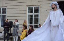 Фото 35: У Львові відбулося карнавальне відкриття театрального фестивалю «Золотий Лев на вулиці - 2020»