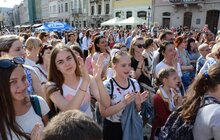Фото 7: Дитячі колективи виступили на пл. Ринок до Дня міста
