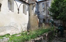 Фото 1: У Львові розпочали роботи з консервації руїн синагоги «Золота Роза»