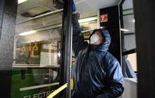 Фото 11: Комунальне АТП № 1 дезінфікує всі автобуси, які виходять на маршрути