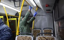 Фото 21: Комунальне АТП № 1 дезінфікує всі автобуси, які виходять на маршрути