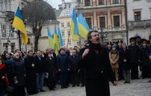 Фото 13: У Львові спільно заспівали «Ще не вмерла України і слава, і воля…» у День першого публічного виконання Гімну