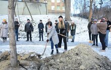 Фото 20: На Меморіалі пам’яті Героїв Небесної Сотні висадили сосни