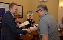 Фото 4: На засіданні Львівського РВ АМУ мери міст одностайно підтримали звернення щодо недоцільності винесення на розгляд ВРУ проекту закону, який передбачає контроль за органами місцевого самоврядування з боку обласних державних адміністрацій