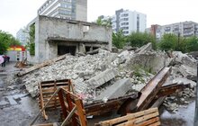 Фото 5: На пр. Чорновола, 57б проводять знесення незаконно зведеної споруди