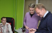 Фото 4: «Ми ці приміщення передали, щоб тут створювались нові проекти, нові робочі місця», - А. Садовий про ІТ-бізнес-інкубатор Startup Depot