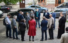 Фото 9: У співпраці з Інститутом «Полоніка» у Львові відреставрували 4 скульптури і чашу на фасаді храму Пресвятої Євхаристії (Домініканський собор)