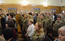 Фото 1: З нагоди Дня медичного працівника подяками від громади міста Львова нагороджено працівників військово-медичного клінічного центру Західного регіону