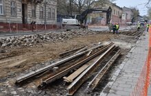 Фото 8: «Плануємо до кінця літа весь об’єм основних робіт завершити», - А.Садовий про ремонт вул Промислової та Б. Хмельницького