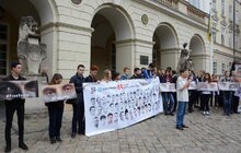 Фото 26: Сьогодні у Львові студенти різних вишів взяли участь в масштабній акції солідарності із бранцями Кремля «Хода солідарності. Волю заручникам Кремля!»