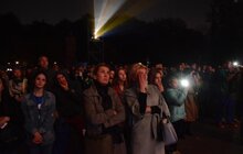 Фото 35: Біля університету ім. І. Франка відбулось медійно-драматичне дійство з нагоди святкування 100-річчя ЗУНР