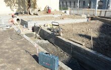 Фото 5: У Львові тривають роботи з облаштування простору і встановлення скульптурної композиції до 100-річчя ЗУНР