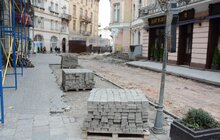 Фото 5: На вул. Руданського розпочато капітальний ремонт: після завершення робіт вулиця буде пішохідною