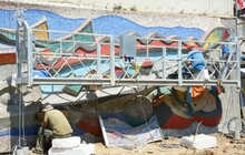 Фото 6: Мозаїку «Море і риби» відновлено: головні роботи завершені