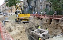 Фото 16: У Львові з червня ремонтують вулиці вздовж трамвайних колій - вул.Котляревського-Нечуя-Левицького, Київську та Русових
