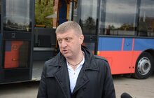 Фото 17: На маршрутах Львова приватні перевізники тестують автобус Volvo, привезений зі Скандинавії