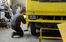 Фото 31: На маршрутах Львова приватні перевізники тестують автобус Volvo, привезений зі Скандинавії