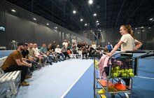 Фото 6: Зустріч сильних: Еліна Світоліна провела відкрите тренування з ветеранами у Львові