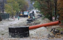Фото 1: Ремонт вул. Личаківської: на відрізку від «Ензиму» до вул. Букової завершили облаштування колекторів