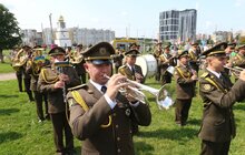 Фото 13: На Сихові з нагоди 30-річчя Незалежності України замайорів національний стяг