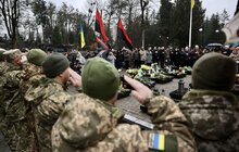 Фото 4: З нагоди Дня пам'яті Героїв Небесної Сотні у Львові підняли прапор Андрія Дигдаловича, який загинув на Майдані (відео)