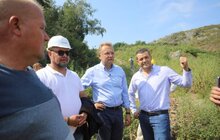 Фото 15: «До кінця року має бути зроблена дамба, має бути очищено озеро інфільтрату», — А. Садовий про рекультивацію полігону ТПВ у Грибовичах