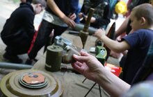 Фото 13: Як діяти, коли бачиш вибухівку: у Львові провели навчання для переселенців