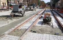 Фото 11: На вул. Личаківській триває капітальна реконструкція дорожнього покриття