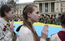 Фото 10: З нагоди 105-ї річниці заснування ПЛАСТу мер Львова відзначив Богдана Гасюка та Галину Ткачук