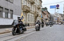 Фото 5: У Львові провели байкерський заїзд до 11-ї річниці створення бригади «АЗОВ»